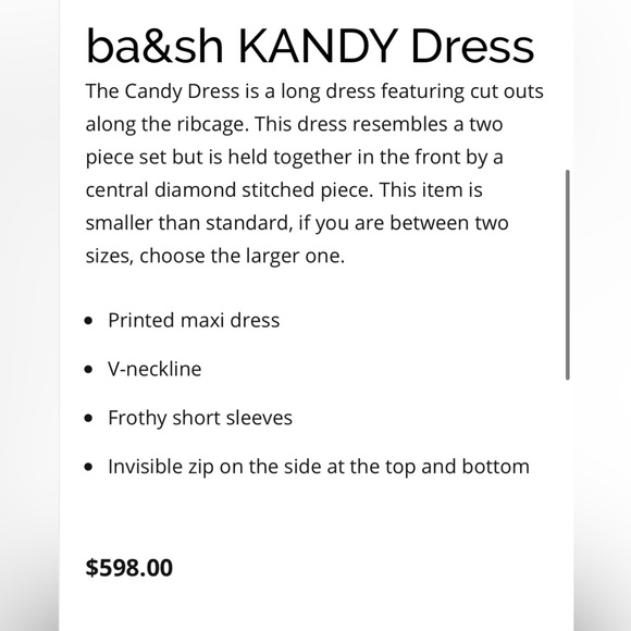 ba&sh KANDY dress like new - Picture 8 of 13